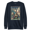 Samurai Camping Weekend Ukiyo-e Unisex Premium Sweatshirt