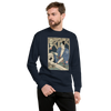 Samurai Carpenter Wood Artisan Ukiyo-e Unisex Premium Sweatshirt