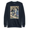 Samurai Carpenter Wood Artisan Ukiyo-e Unisex Premium Sweatshirt