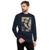 Samurai Photographer 3 Camera Ukiyo-e Unisex Premium Sweatshirt