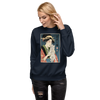 Geisha and Cat 1 Ukiyo-e Unisex Premium Sweatshirt