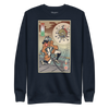 Samurai vs Virus Demon Ukiyo-e Unisex Premium Sweatshirt