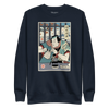 Samurai Barista Coffee Ukiyo-e Unisex Premium Sweatshirt