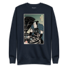 Samurai Mechanic Car Garage Ukiyo-e Unisex Premium Sweatshirt