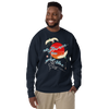 Crane Bird Ukiyo-e Unisex Premium Sweatshirt