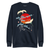 Crane Bird Ukiyo-e Unisex Premium Sweatshirt