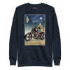 Samurai Chopper Motorcycle Ukiyo-e Unisex Premium Sweatshirt