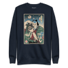 Samurai Photographer 5 Camera Ukiyo-e Unisex Premium Sweatshirt