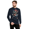 Samurai Bassist Player 4 Music Ukiyo-e Unisex Premium Sweatshirt