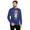 Halloween Samurai Skeleton Japanese Ukiyo-e Unisex Premium Sweatshirt -