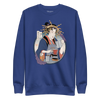 Geisha Barista Ukiyo-e Unisex Premium Sweatshirt - Team Royal / S