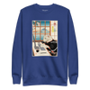 Cat Programmer Ukiyo-e Unisex Premium Sweatshirt - Team Royal / S