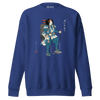 Samurai Hiking Japanese Ukiyo-e Unisex Premium Sweatshirt -