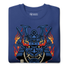 Samurai Mask with Fiery Eyes Ukiyo-e Unisex Premium Sweatshirt