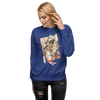 Cat Band Music Japan Ukiyo-e Unisex Premium Sweatshirt -