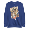 Cat Band Music Japan Ukiyo-e Unisex Premium Sweatshirt - Team Royal / S