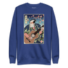 Samurai Guitar Player 2 Music Ukiyo-e Unisex Premium Sweatshirt