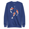 Koi Fish Japanese Ukiyo-e Unisex Premium Sweatshirt 2