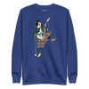 Samurai Guitar Player Music Ukiyo-e Unisex Premium Sweatshirt