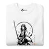 Female Samurai Sumi-e Japanese Ink Unisex Premium Sweatshirt -