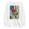 Samurai Rock Climbing Extreme Sport Ukiyo-e Unisex Premium Sweatshirt