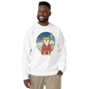 Dog Shiba Inu Samurai Ukiyo-e Funny Unisex Premium Sweatshirt