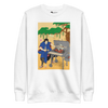 Samurai BBQ Barbecue Ukiyo-e Unisex Premium Sweatshirt