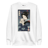 Geisha & Cat Ukiyo-e Unisex Premium Sweatshirt