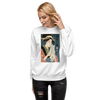 Geisha and Cat 1 Ukiyo-e Unisex Premium Sweatshirt