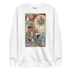 Samurai vs Virus Demon Ukiyo-e Unisex Premium Sweatshirt