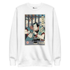 Samurai Barista Coffee Ukiyo-e Unisex Premium Sweatshirt