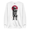 Samurai Ronin Sumi-e Japanese Ink Painting Unisex Premium Sweatshirt