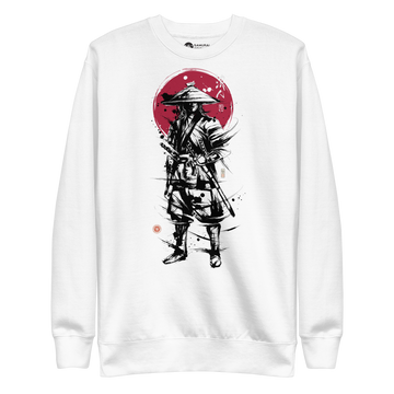 Samurai Ronin Sumi-e Japanese Ink Painting Unisex Premium Sweatshirt