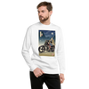 Samurai Chopper Motorcycle Ukiyo-e Unisex Premium Sweatshirt