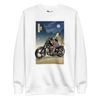 Samurai Chopper Motorcycle Ukiyo-e Unisex Premium Sweatshirt