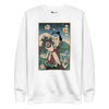 Samurai Photographer 5 Camera Ukiyo-e Unisex Premium Sweatshirt