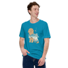 Golden Doodle Dog Funny Japanese Ukiyo-e Unisex T-shirt -