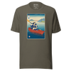 Samurai Kayaking Ukiyo-e Unisex T-shirt