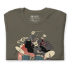 Samurai Drummer Japamese Ukiyo-e Unisex T-shirt 7