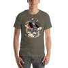 Samurai Drummer Japamese Ukiyo-e Unisex T-shirt 7