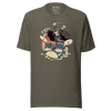 Samurai Drummer Japamese Ukiyo-e Unisex T-shirt 7