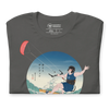 Samurai Kiteboarding Ukiyo-e Unisex T-shirt