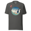 Samurai Kiteboarding Ukiyo-e Unisex T-shirt