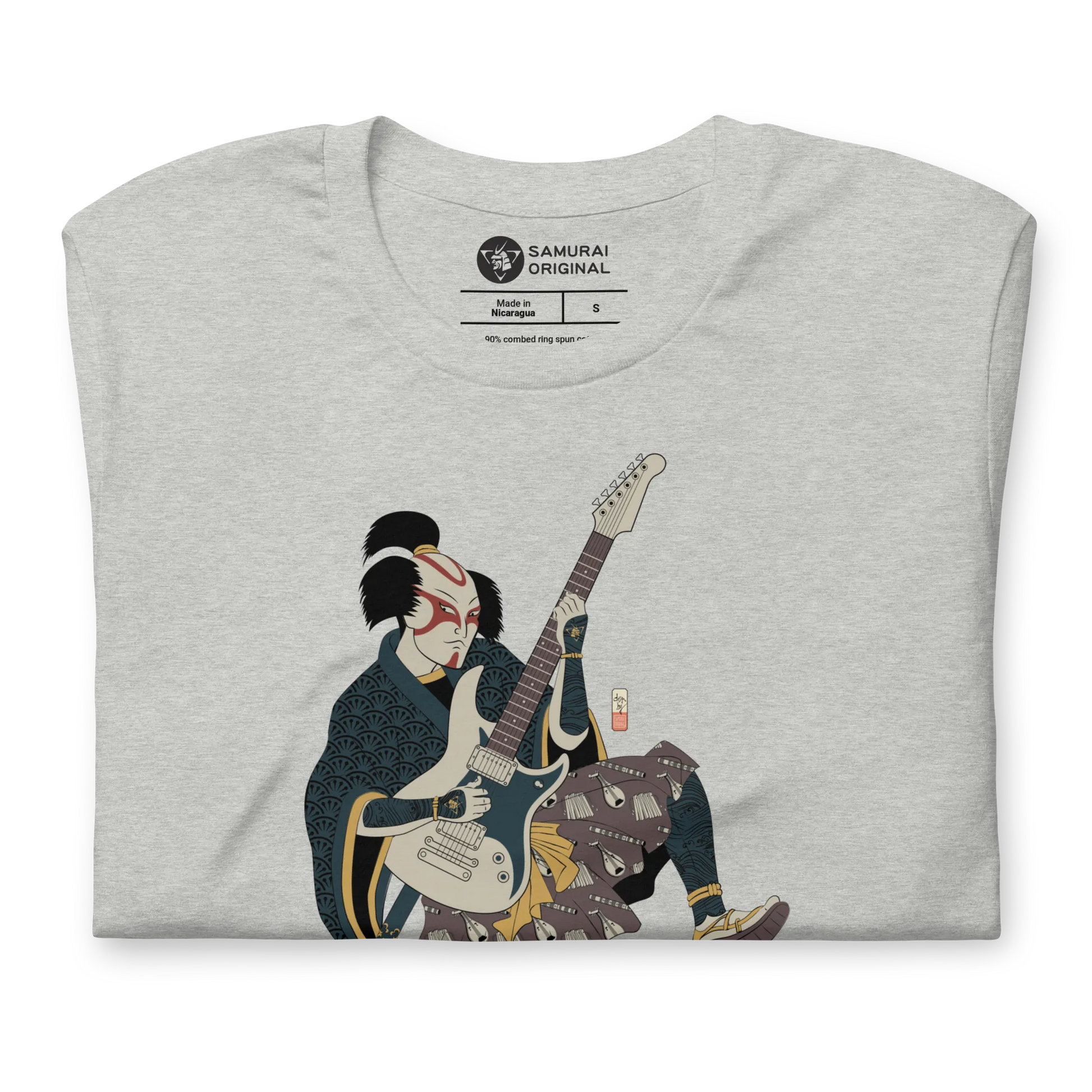 Samurai Guitar Player Music Ukiyo-e Unisex T-Shirt -