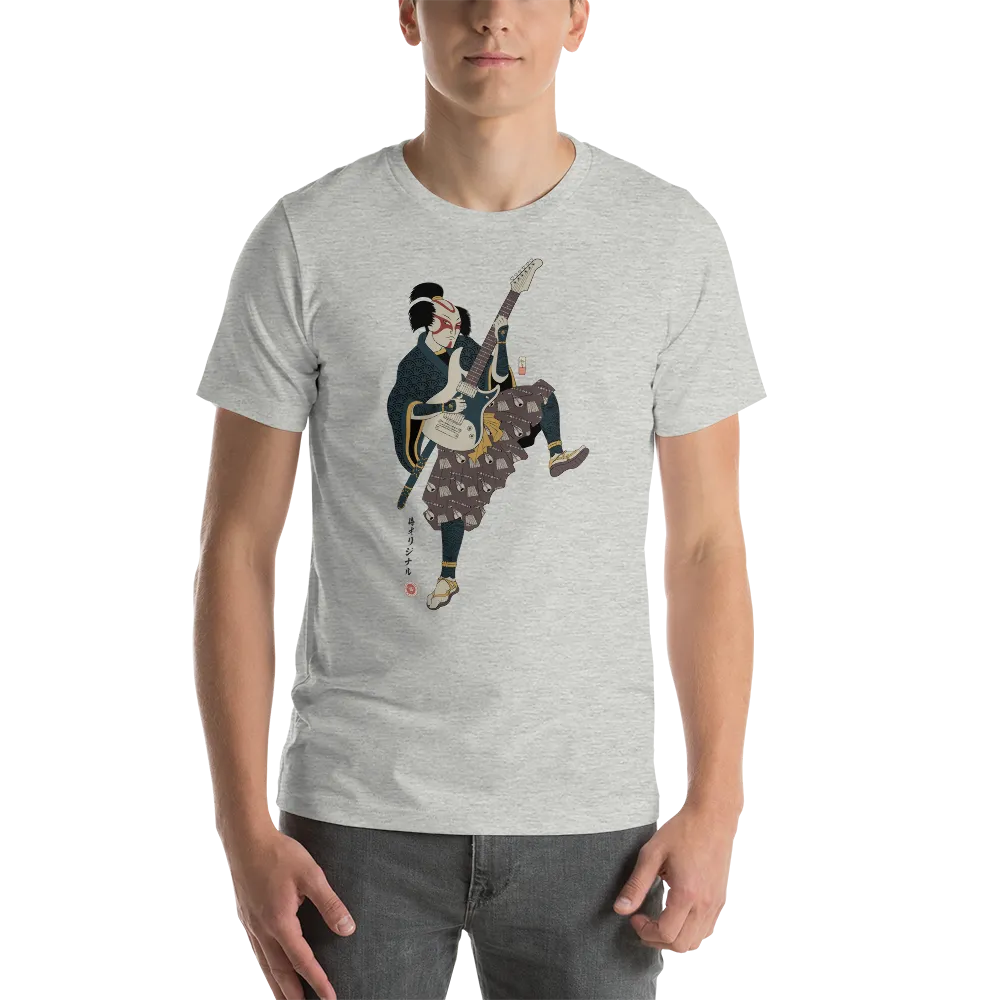 Samurai Guitar Player Music Ukiyo-e Unisex T-Shirt -