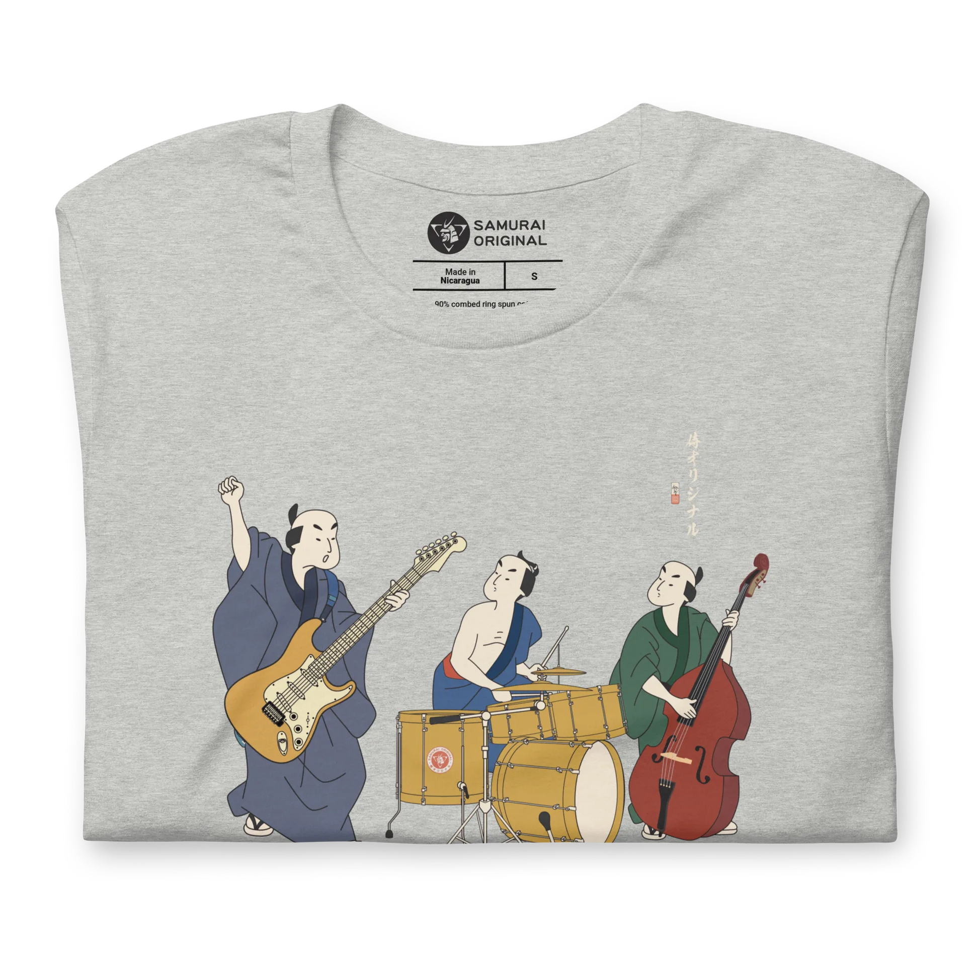 Samurai Band Ukiyo-e Unisex T-shirt - Samurai Original