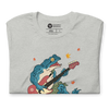 Frog Guitar Bass Funny Japanese Ukiyo-e Unisex T-shirt -