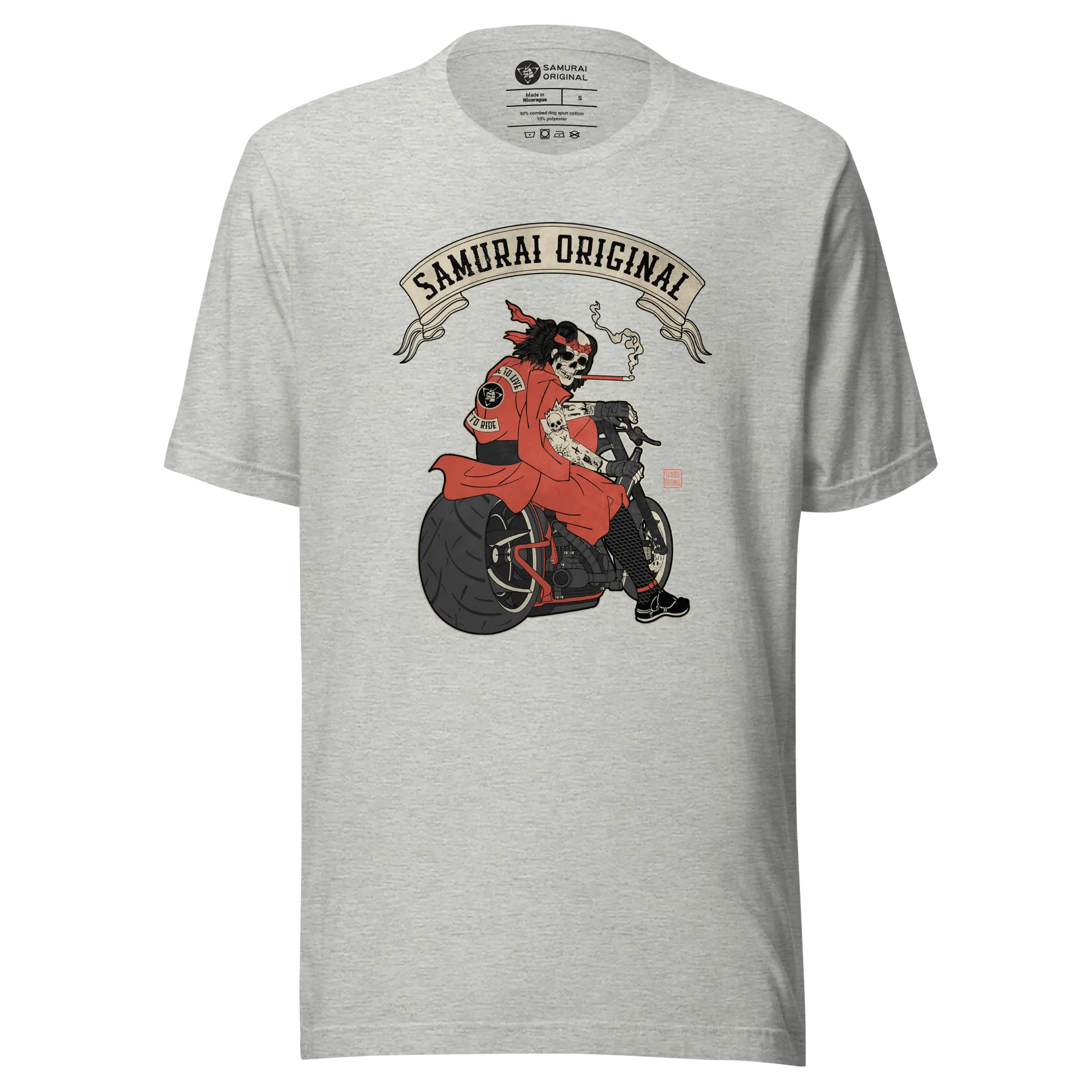 Samurai Choppers Biker Japanese Ukiyo-e Unisex T-shirt - Samurai Original