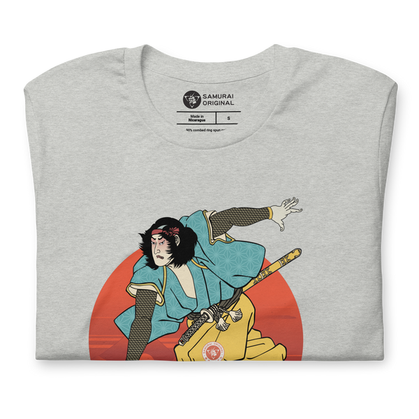 Samurai Play Bowling Ukiyo-e Unisex t-shirt