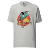 Samurai Play Bowling Ukiyo-e Unisex t-shirt